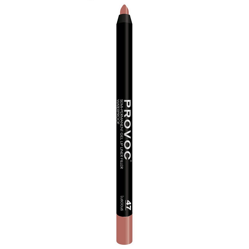 SEMI-PERMANENT GEL LIP LINER FILLER Гелевая подводка в карандаше для губ № 47 беж.-розовый