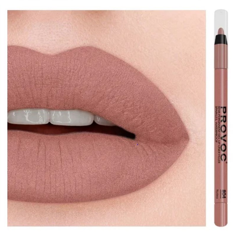 SEMI-PERMANENT GEL LIP LINER FILLER Гелевая подводка в карандаше для губ № 804 бежевый нюд