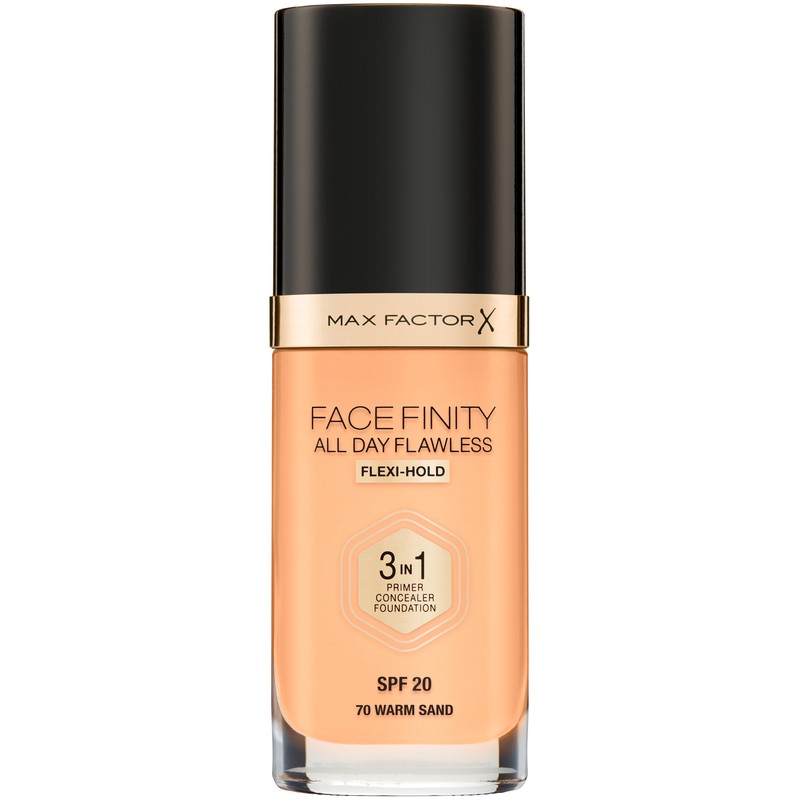 FACEFINITY ALL DAY FLAWLESS 3-IN-1 Тональная основа № 70 Warm sand