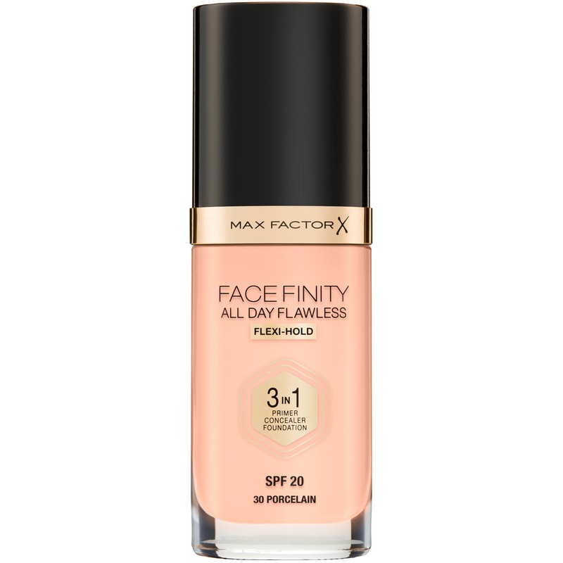 FACEFINITY ALL DAY FLAWLESS 3-IN-1 Тональная основа № 30 Procelan