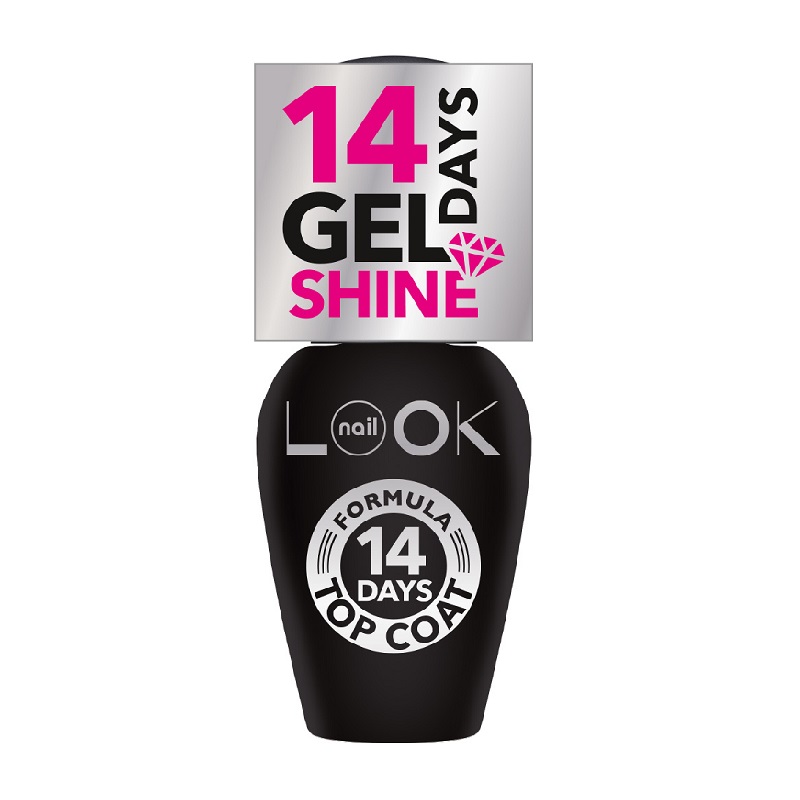 TOP COAT 14 DAYS FORMULA Стойкое верхнее покрытие с гелевым эффектом 14 дней 8,5 мл