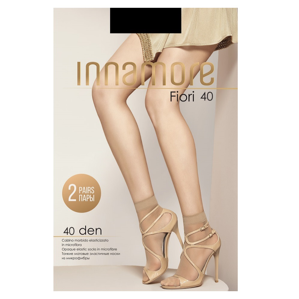 Носки Fiori 40, Полиамид 82%, Эластан 18%, nero