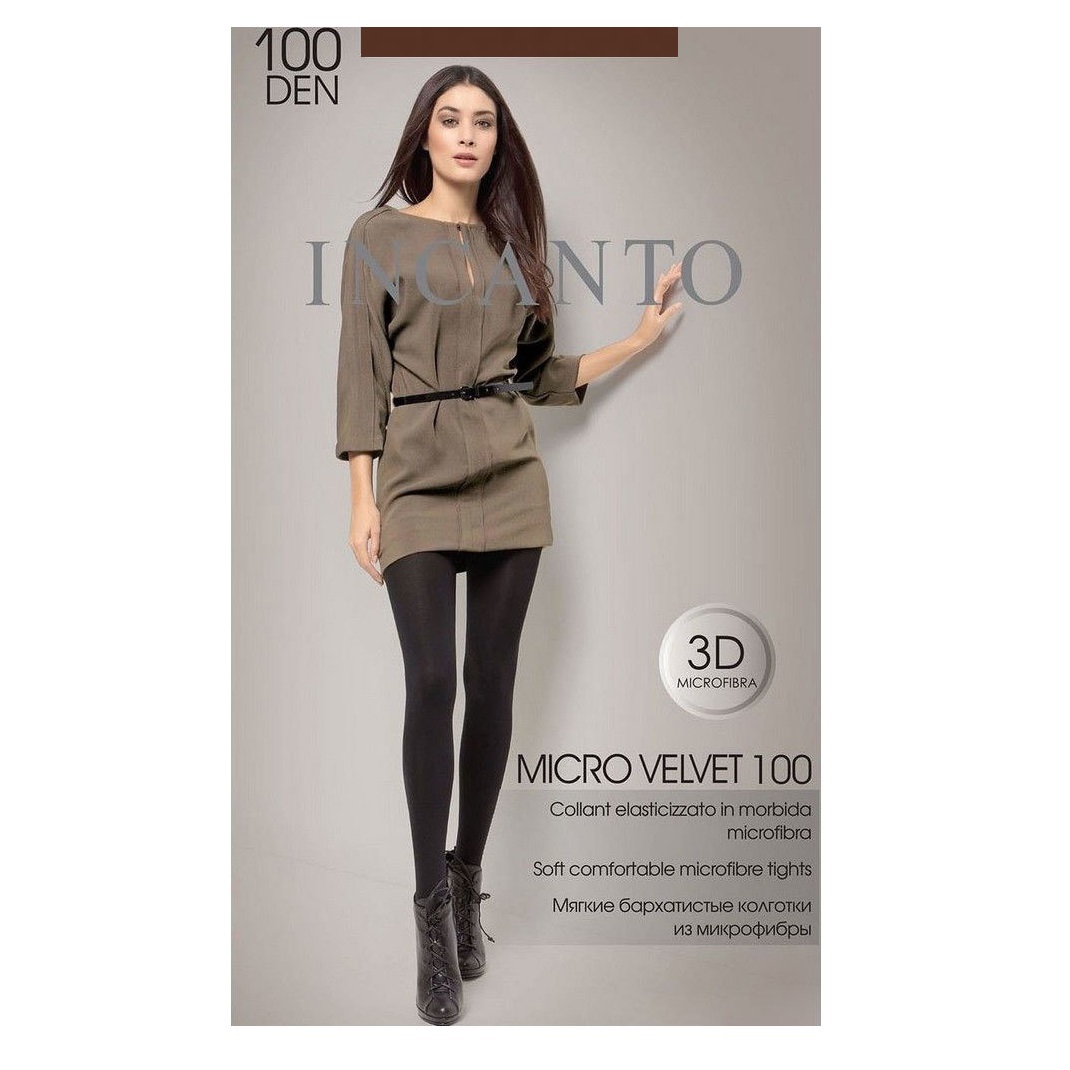 Колготки Micro velvet 100, Полиамид 90%, Эластан 10%, moka 3