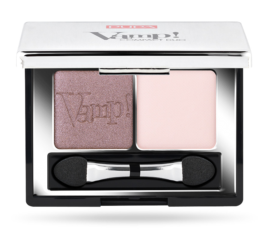 VAMP DUO Тени для век компактные двойные № 003 нежный лиловый