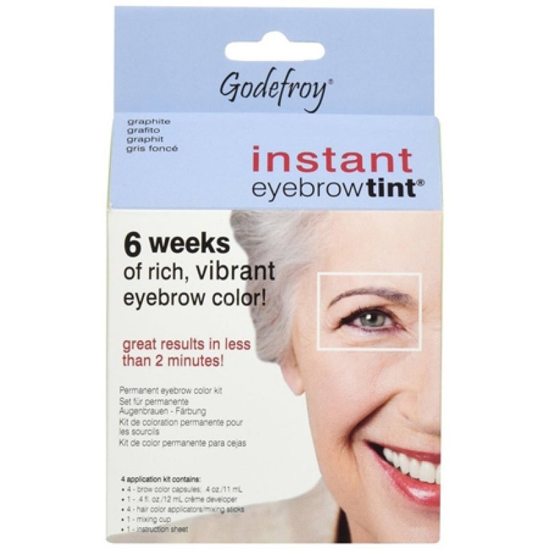 EYEBROW TINT GRAPHITE Краска-хна в капсулах для ресниц и бровей набор (графит)
