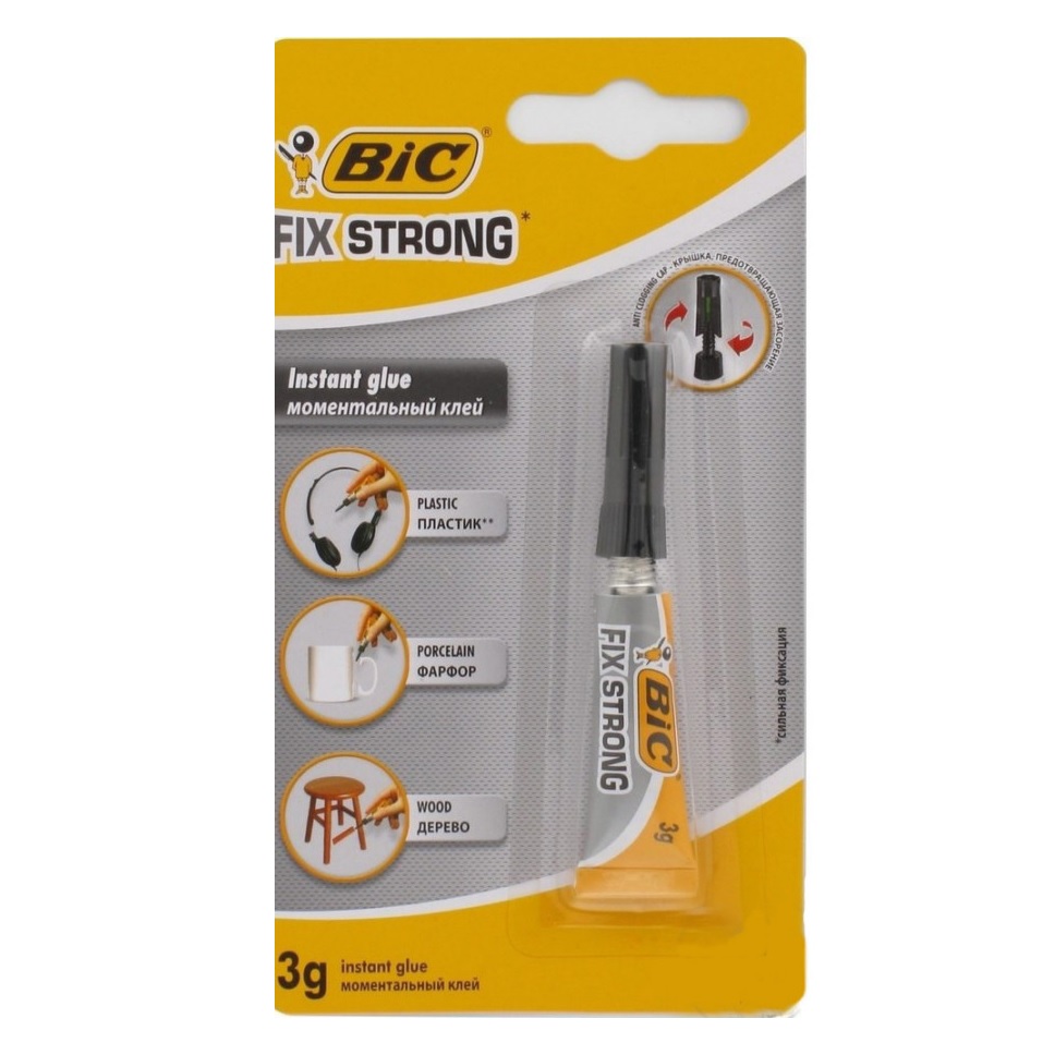 Клей моментальный универсальный Fix Strong 3 г