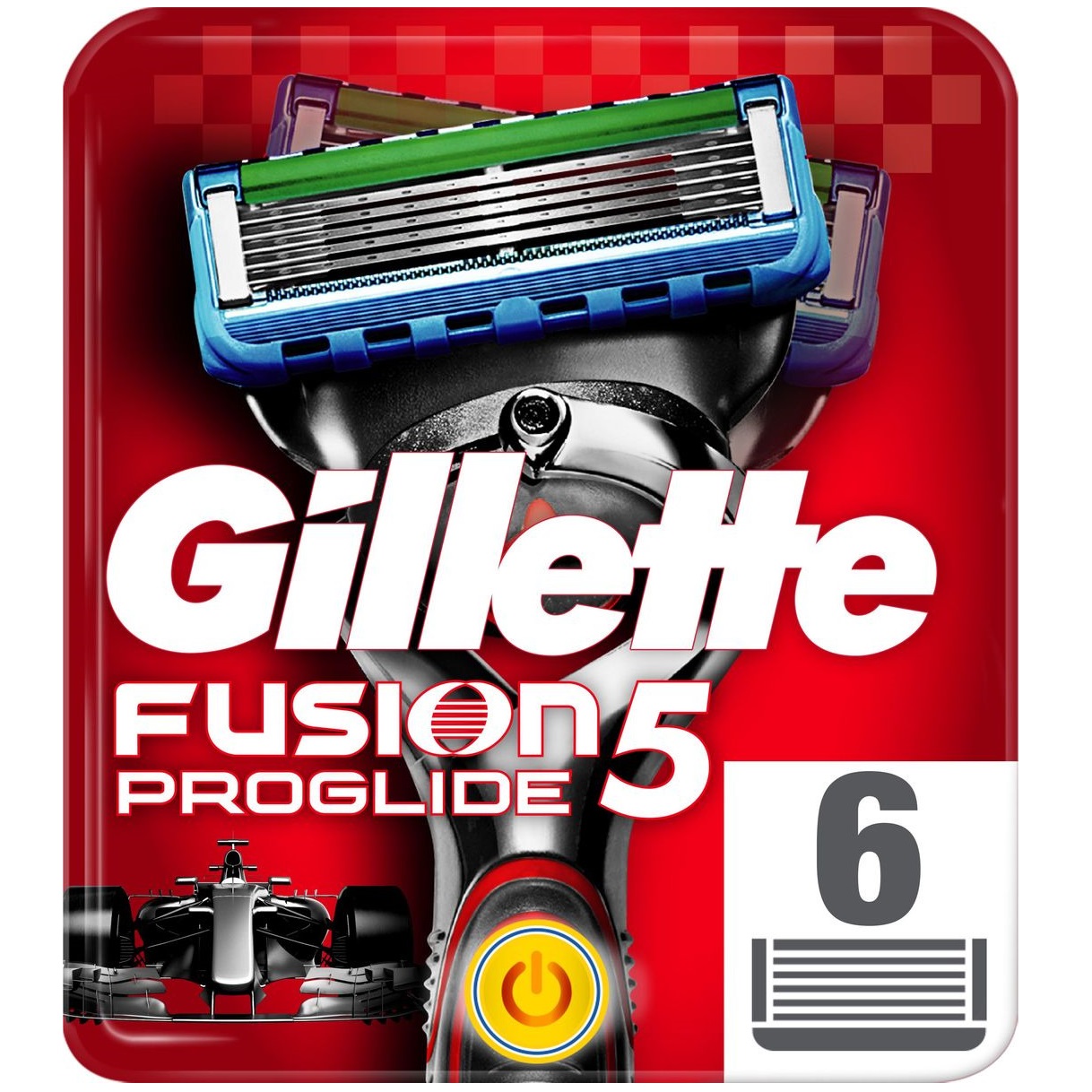 FUSION PROGLIDE POWER Сменные кассеты 6 шт