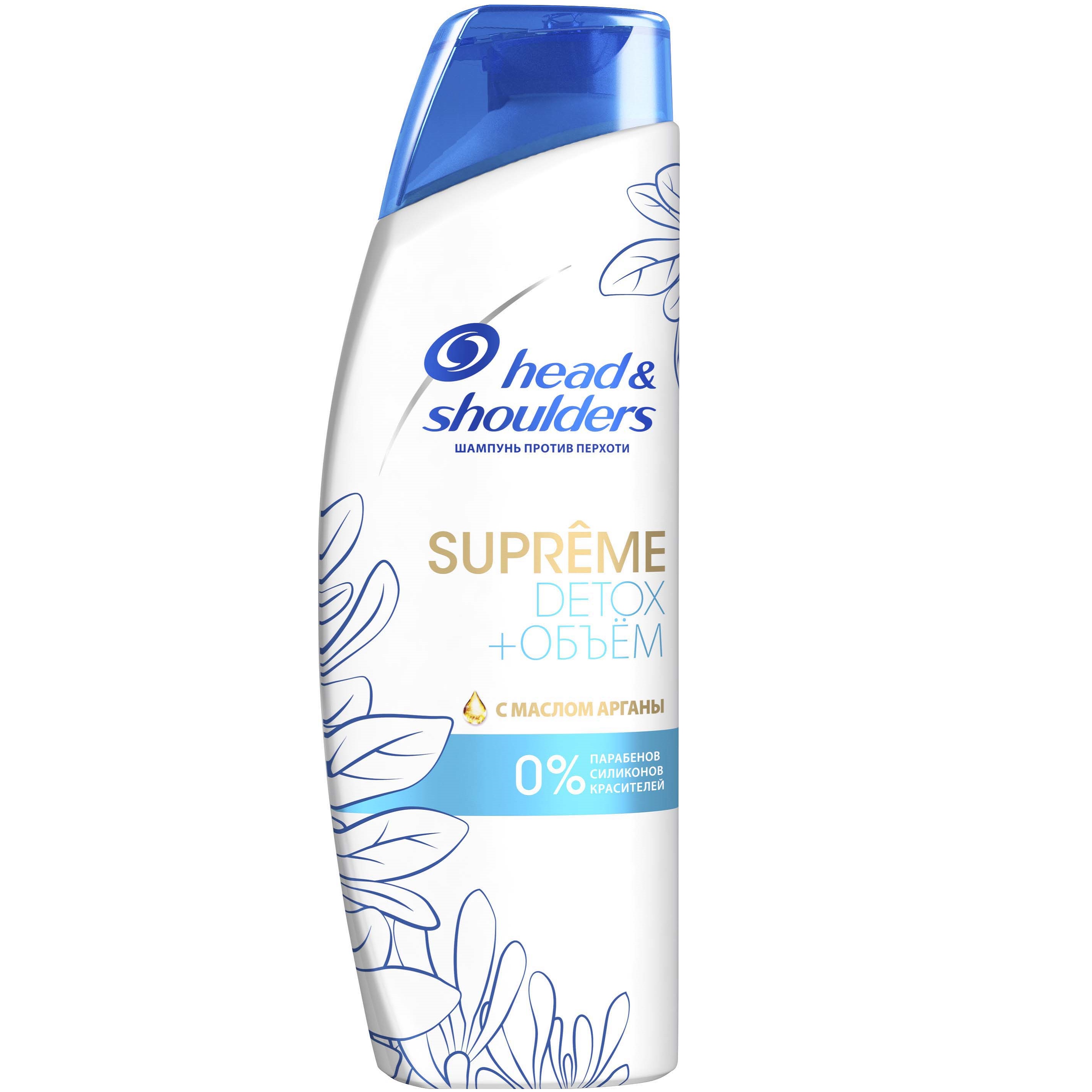 Шампунь против перхоти Supreme Detox + Объем с Аргановым Маслом 300 мл