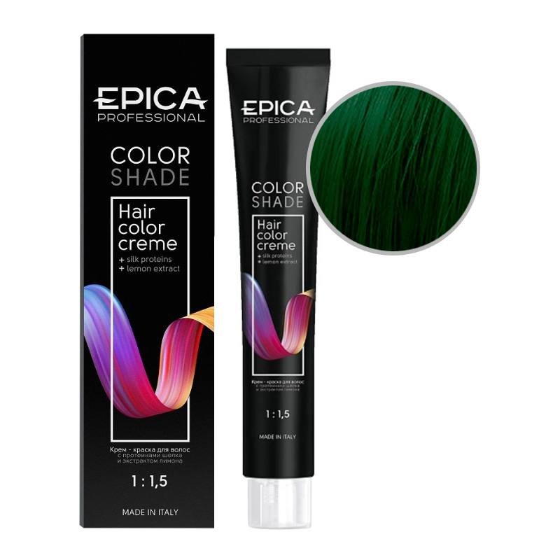 COLOR SHADE Крем-краска для волос корректор зеленый 100мл