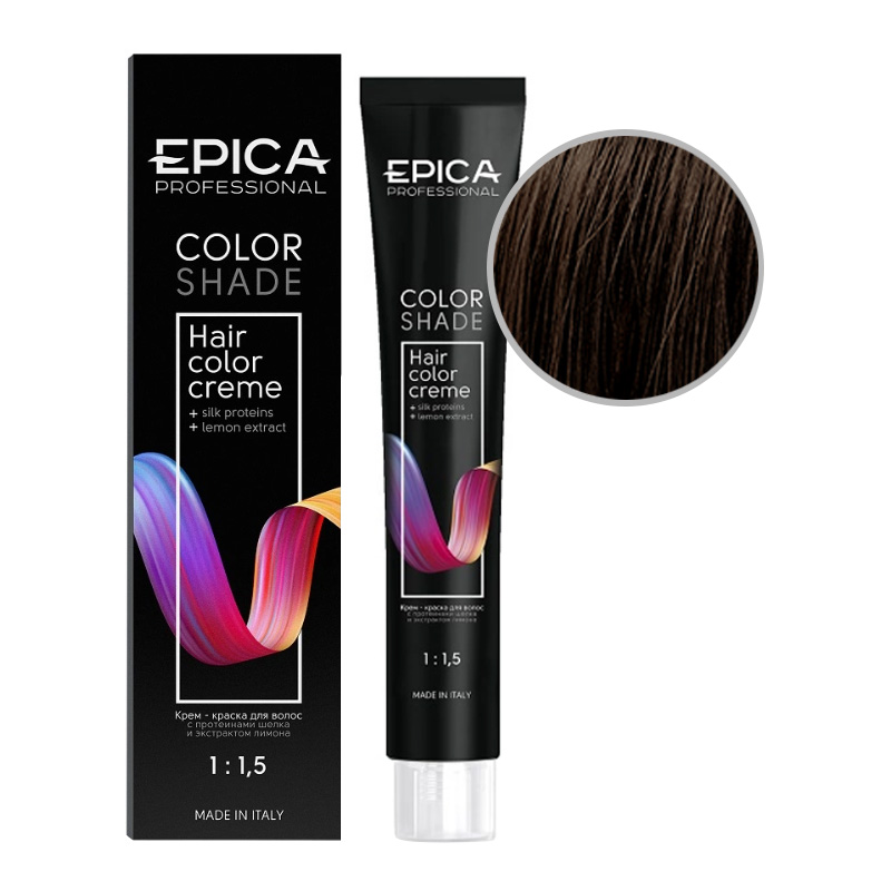 COLOR SHADE Крем-краска для волос № 5.00 светлый шатен интенсивный 100мл