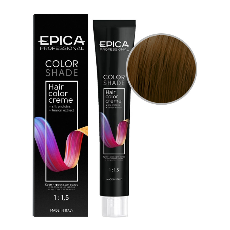 COLOR SHADE Крем-краска для волос № 6.34 темно-русый золотисто-медный 100мл