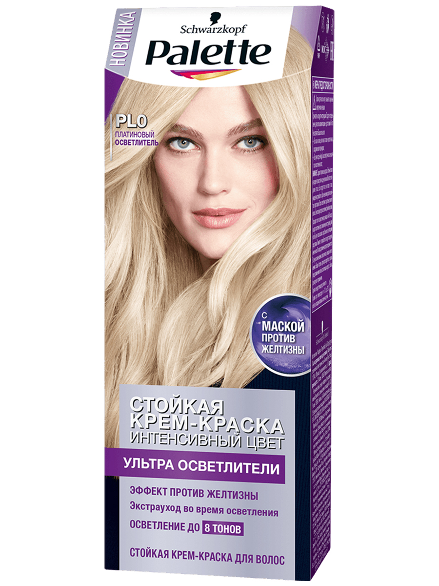 PALETTE Стойкая крем-краска № PL0 Платиновый осветлитель