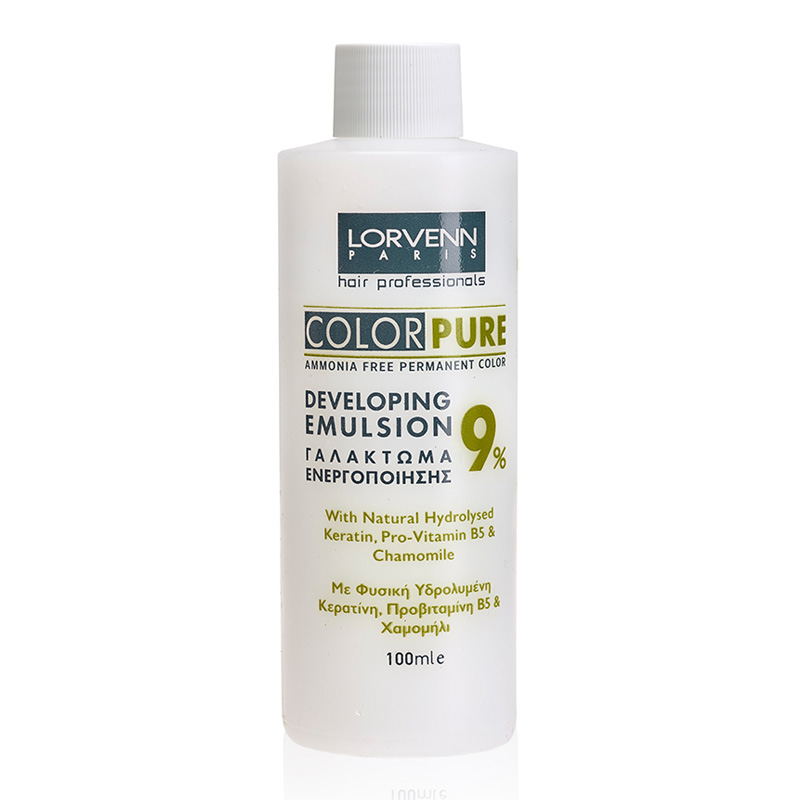 COLOR PURE DEVELOPING EMULSION Окислительная эмульсия 9% для безаммиачной краски 100 мл