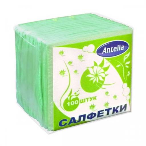 Салфетки 1 сл 24х24см в ассортименте 100 шт