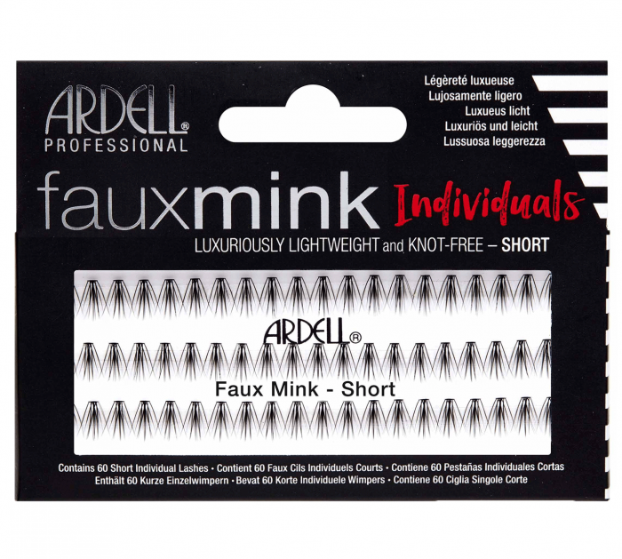 FAUX MINK Пучки ресниц норка короткие