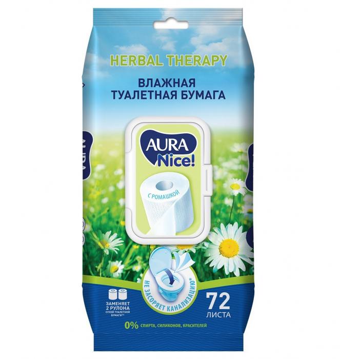 Влажная туалетная бумага 72 шт