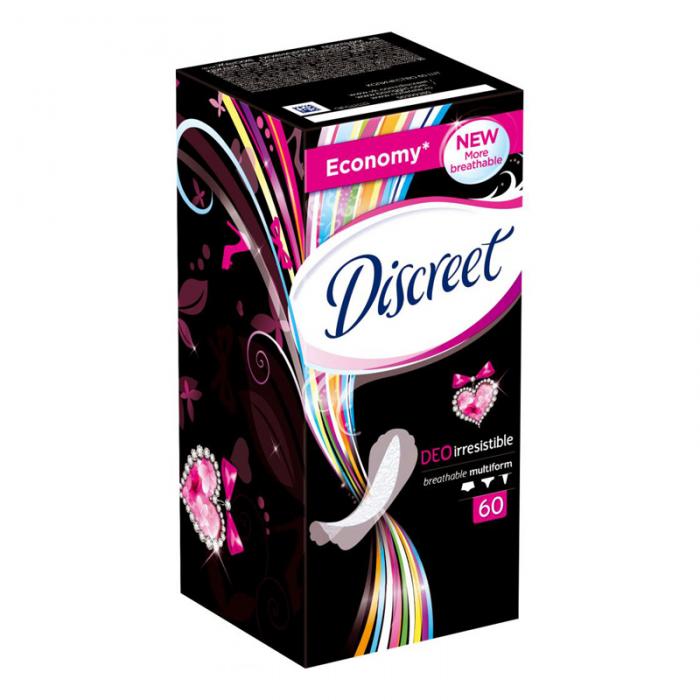 Гигиенические прокладки на каждый день Deo Irresistible Multiform Trio 60 шт