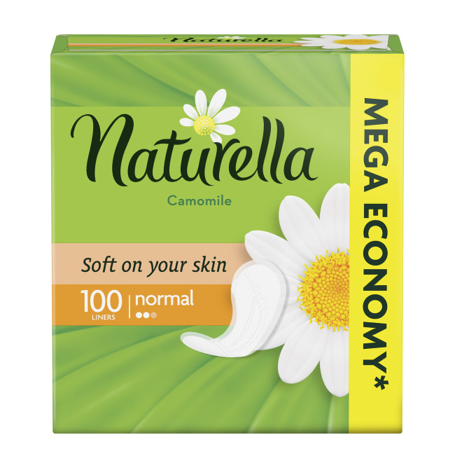 CAMOMILE Женские гигиенические прокладки на каждый день Normal 100 шт