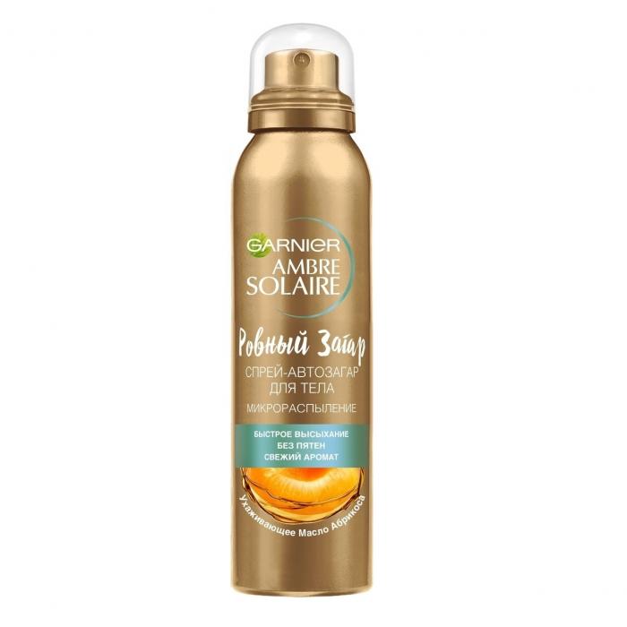 AMBRE SOLAIRE РОВНЫЙ ЗАГАР Спрей-автозагар для тела 150 мл