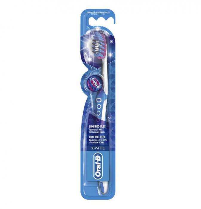 Зубная щетка 3D White Luxe Pro-Flex 38 средней жесткости 1 шт
