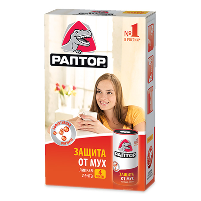 Лента от мух 4 шт