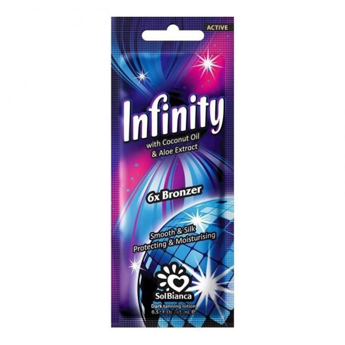 INFINITY Крем для загара в солярии с Маслом кокоса и бронзаторами 15 мл