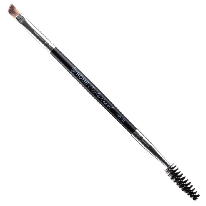 HOME PROFESSIONAL Кисть для бровей и ресниц двухсторонняя HB-07 1 шт