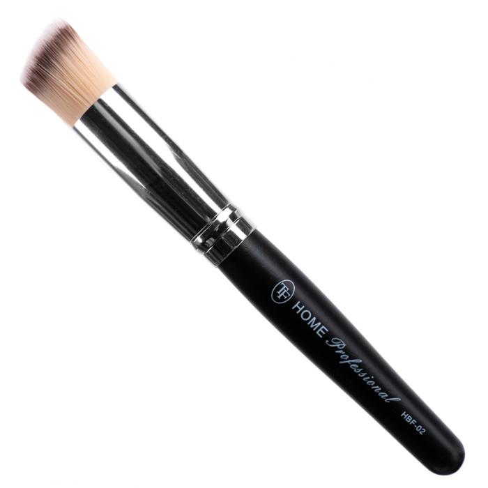 HOME PROFESSIONAL Кисть для тональных основ, кремовых и эмульсий HBF-02 1 шт