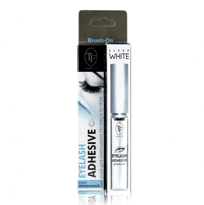 EYELASH ADHESIVE Клей для накладных ресниц и пучков прозрачный 5 мл