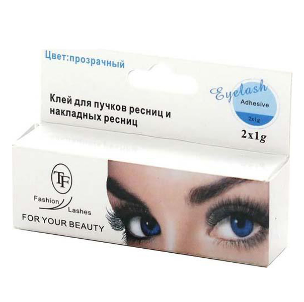 EYELASH ADHESIVE Клей для накладных ресниц и пучков № 02 прозрачный
