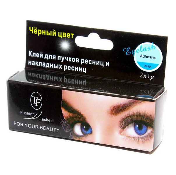 EYELASH ADHESIVE Клей для накладных ресниц и пучков № 01 черный