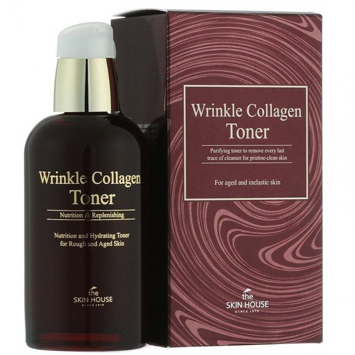 WRINKLE COLLAGEN Тонер антивозрастной с коллагеном 130 мл
