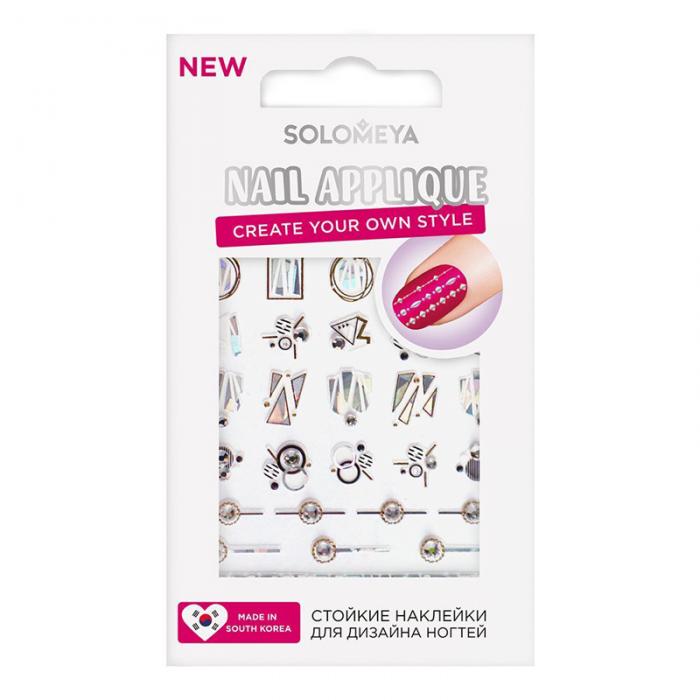 NAIL APPLIQUE Наклейки для дизайна ногтей Геометрическая фантазия