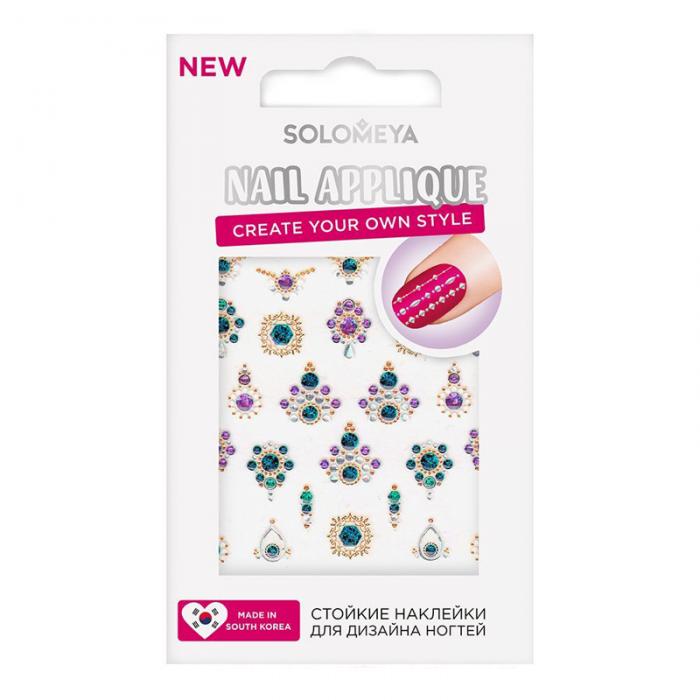 NAIL APPLIQUE Наклейки для дизайна ногтей Восточная роскошь