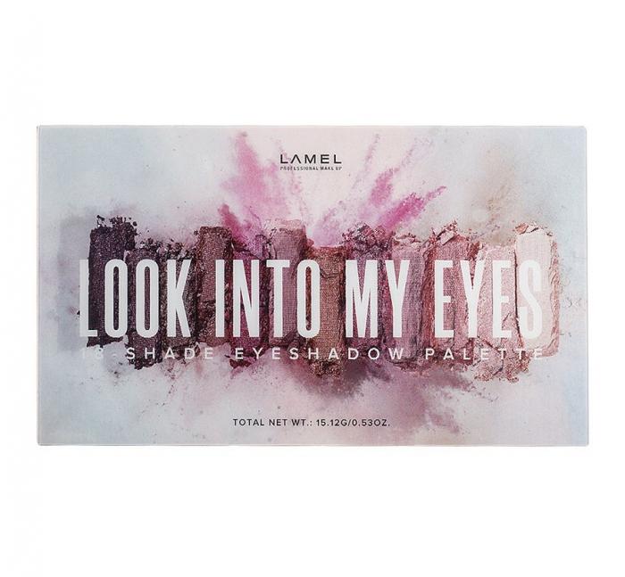 LOOK INTO MY EYES Палетка теней для век 18 цветов