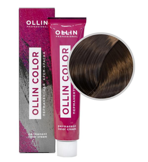 OLLIN COLOR Крем-краска для волос 100 мл № 6/00 темно-русый глубокий