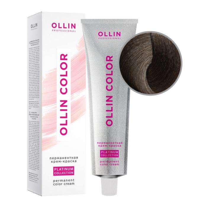 OLLIN COLOR PLATINUM COLLECTION Перманентная крем-краска для волос 100 мл №  8/17