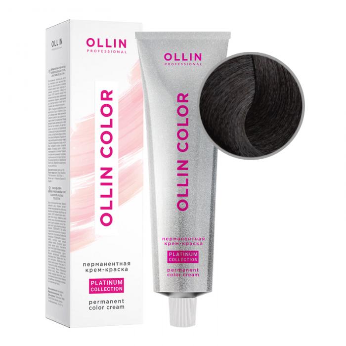 OLLIN COLOR PLATINUM COLLECTION Перманентная крем-краска для волос 100 мл № 6/112