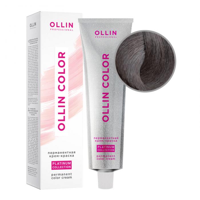 OLLIN COLOR PLATINUM COLLECTION Перманентная крем-краска для волос 100 мл № 7/12