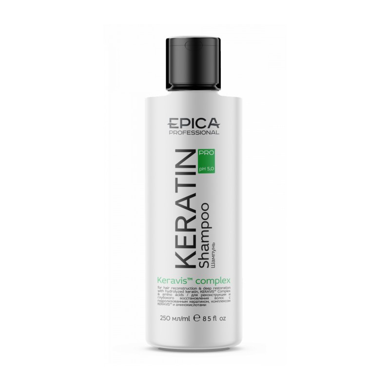 Keratin PRO Шампунь для реконструкции и глубокого восстановления волос 250 мл