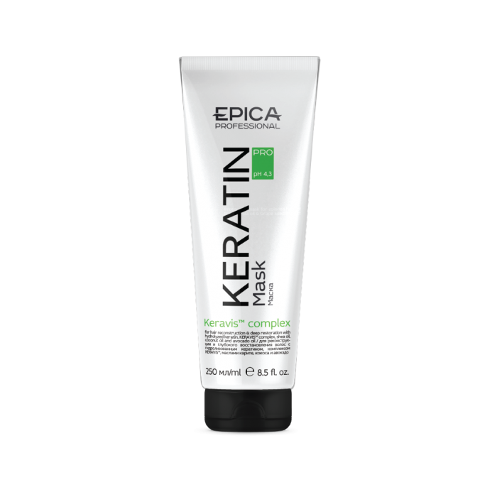 Keratin PRO Маска для реконструкции и глубокого восстановления волос 250 мл