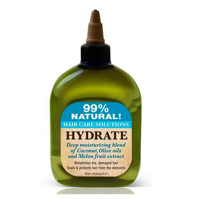NATURAL HAIR CARE SOLUTIONS HYDRATE 99% Натуральное масло для волос увлажняющее 75 мл