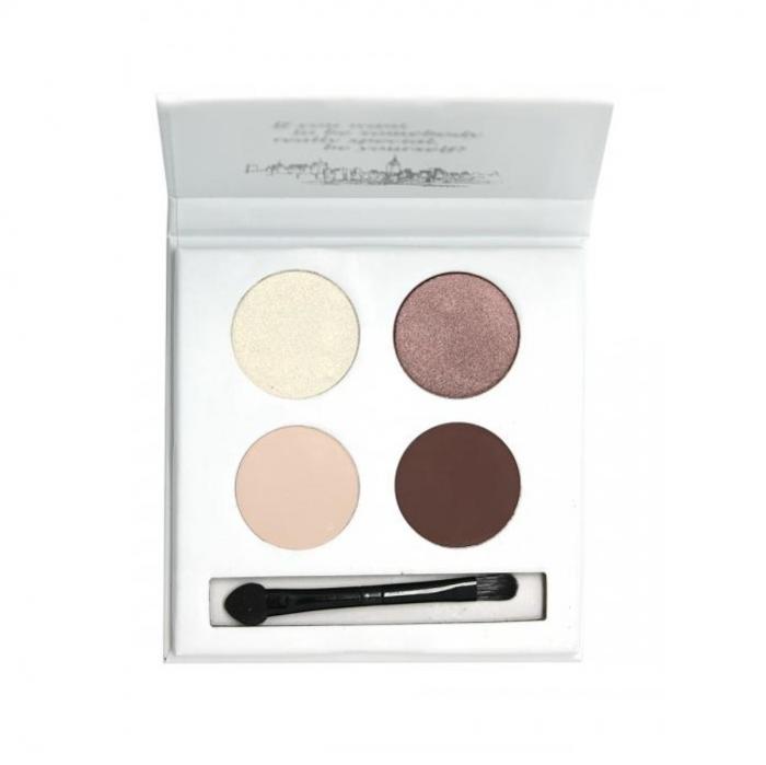 Палетка теней 4 тона  NATURAL SHINE