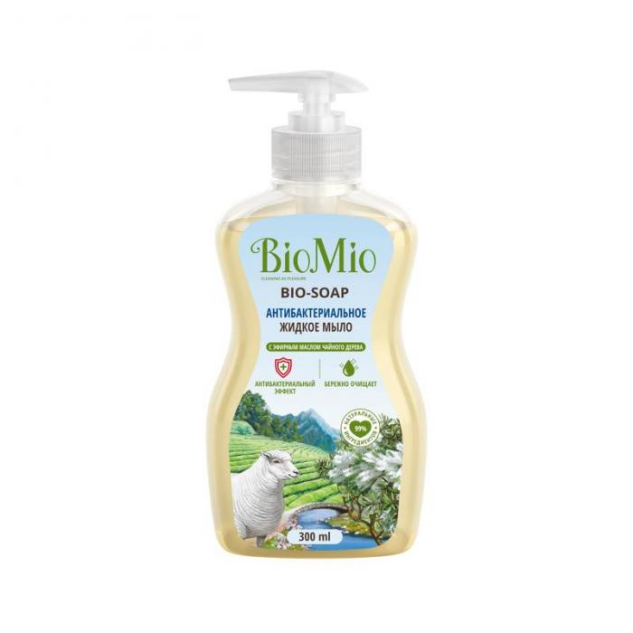 BIO MIO BIO-SOAP Мыло жидкое антибактериальное с маслом чайного дерева 300 мл