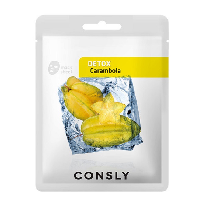 CARAMBOLA DETOX Тканевая маска выводящая токсины 20 мл