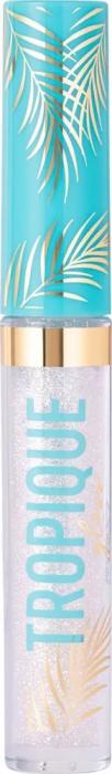 TROPIQUE GLOSS Блеск для губ № 02 прозрачный с серебряным глиттером