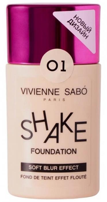 SHAKEFOUNDATION Тональный крем с натуральным эффектом № 01
