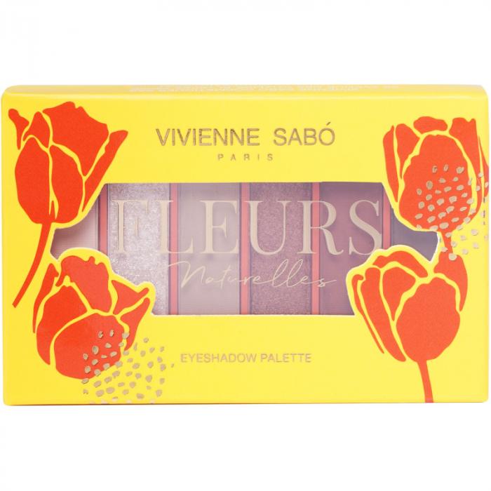 FLEUR NATURELLES Палетка теней для век  № Tulipe