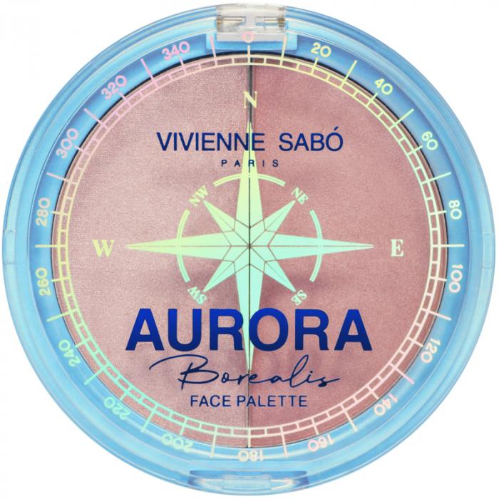 PALETTE POUR LE VISAGE AURORA BOREALIS Палетка для лица № 01