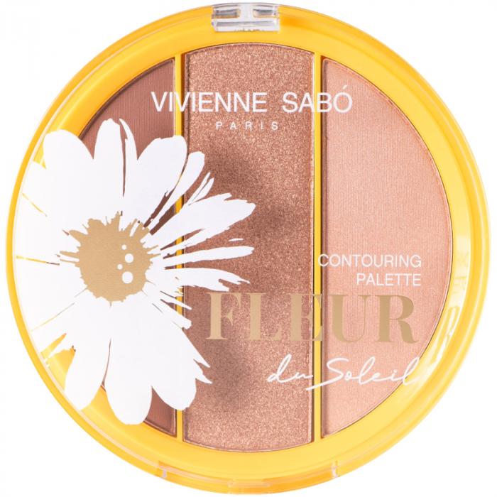 FLEUR DU SOLEIL Палетка для лица № 01